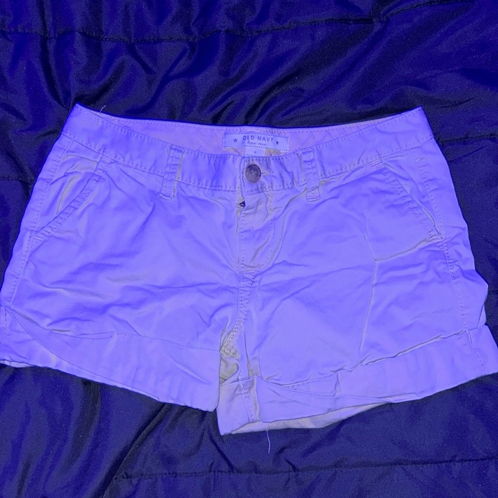 Old Navy Women’s khaki color button shorts